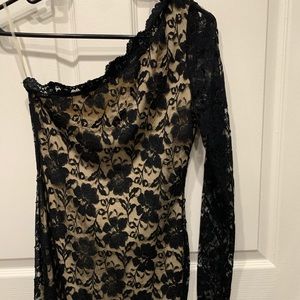 Off the should lace dress